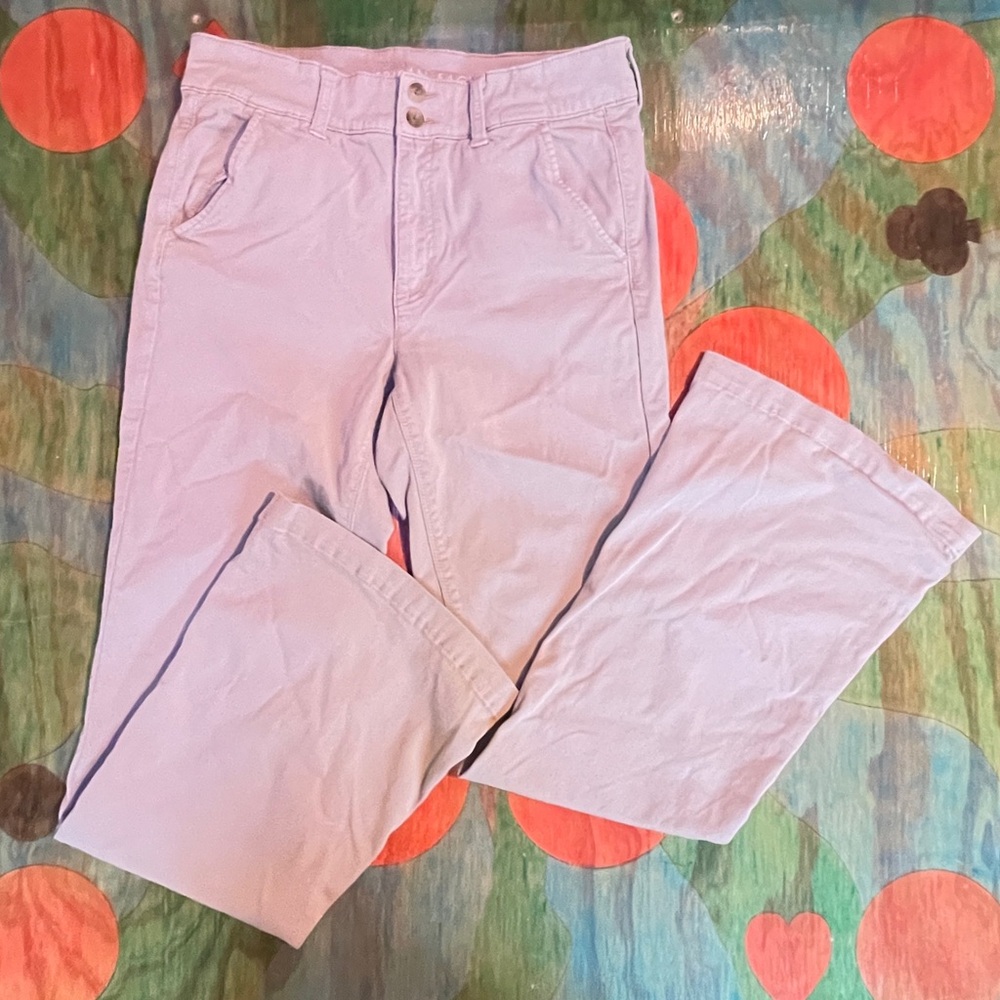 American Eagle Pants Womens 8 Reg Flare Artist High Rise Super Stretch 29 X 30
